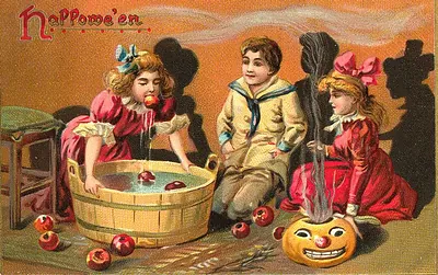 Vintage Halloween card no. 167