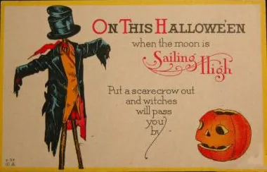Vintage Halloween card no. 403