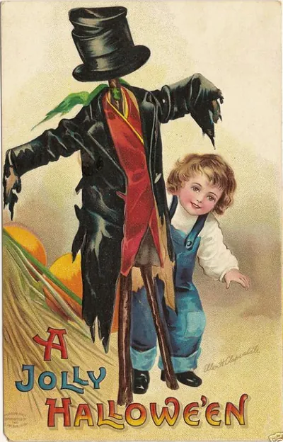 Vintage Halloween card no. 426