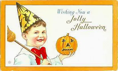 Vintage Halloween card no. 211