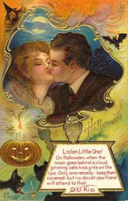 Vintage Halloween card no. 366, Early 1900s — vintage postcard