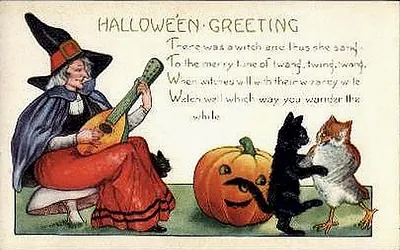 Vintage Halloween card no. 240