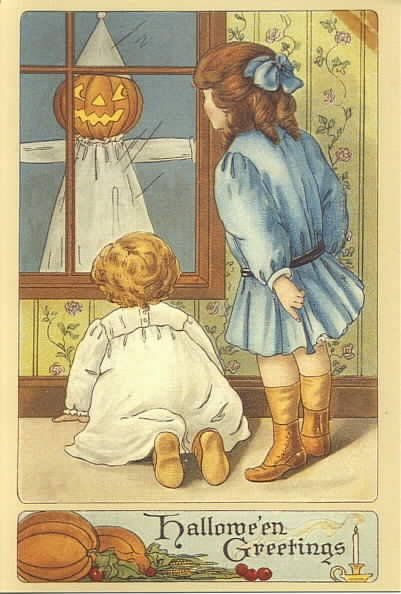 Vintage Halloween card no. 330, Early 1900s — vintage postcard