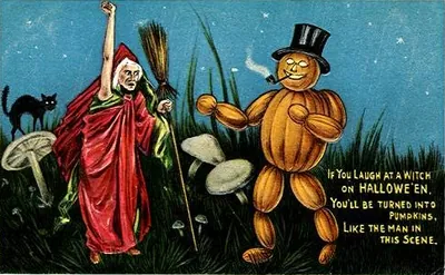 Vintage Halloween card no. 88