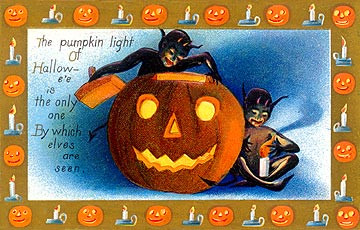 Vintage Halloween card no. 314, Early 1900s — vintage postcard