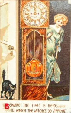 Vintage Halloween card no. 418