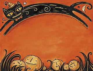 Vintage Halloween card no. 168, Early 1900s — vintage postcard