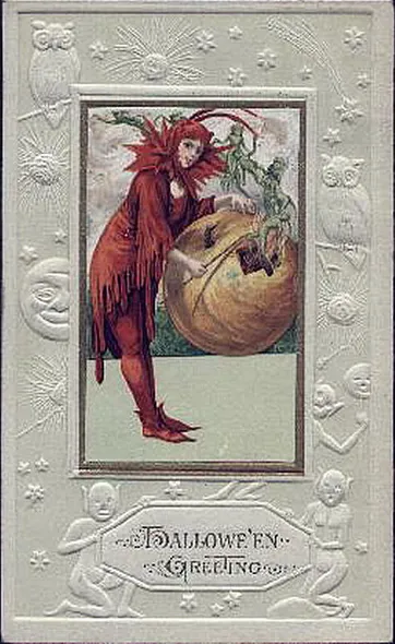 Vintage Halloween card no. 275