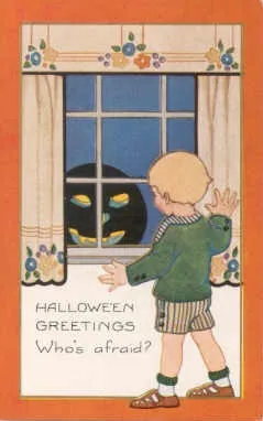 Vintage Halloween card no. 315