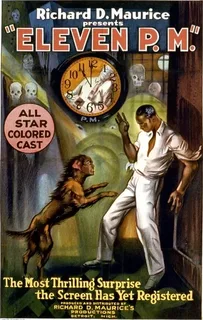 One-sheet for Eleven P.M. (1928), written, directed by and starring Richard D. Maurice of Detroit — the only one of his features known to survive
