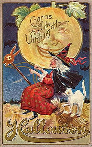 Vintage Halloween card no. 270, Early 1900s — vintage postcard