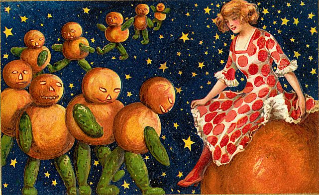 Vintage Halloween card no. 156, Early 1900s — vintage postcard