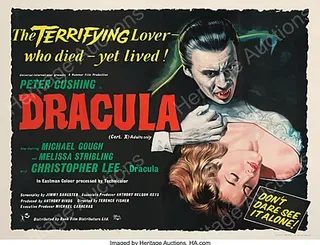 Horror of Dracula (1958), 1958 — historic image