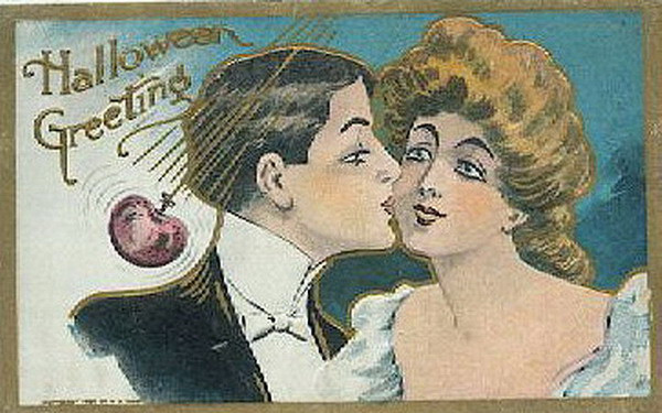 Vintage Halloween card no. 244, Early 1900s — vintage postcard