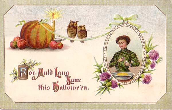 Vintage Halloween card no. 341, Early 1900s — vintage postcard