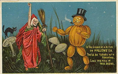 Vintage Halloween card no. 247