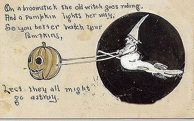 Vintage Halloween card no. 232
