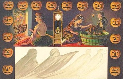 Vintage Halloween card no. 131, Early 1900s — vintage postcard