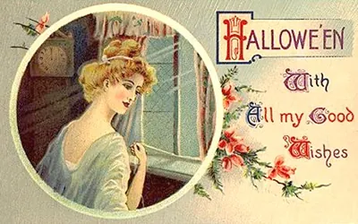 Vintage Halloween card no. 147