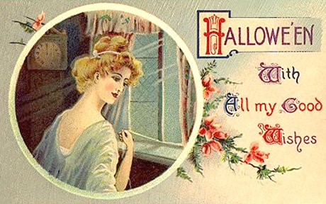 Vintage Halloween card no. 147, Early 1900s — vintage postcard