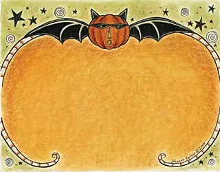 Vintage Halloween card no. 169