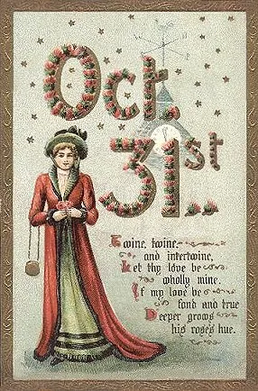 Vintage Halloween card no. 127
