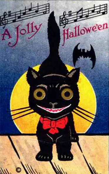 Vintage Halloween card no. 285
