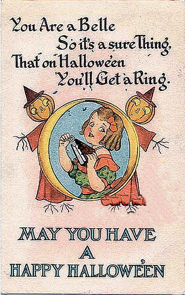 Vintage Halloween card no. 235, Early 1900s — vintage postcard