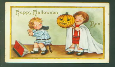 Vintage Halloween card no. 178
