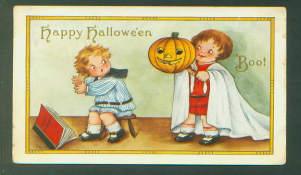 Vintage Halloween card no. 178, Early 1900s — vintage postcard