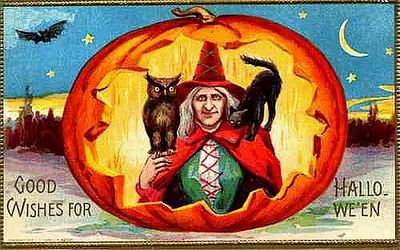 Vintage Halloween card no. 248