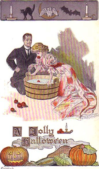 Vintage Halloween card no. 342, Early 1900s — vintage postcard