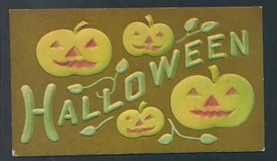 Vintage Halloween card no. 191