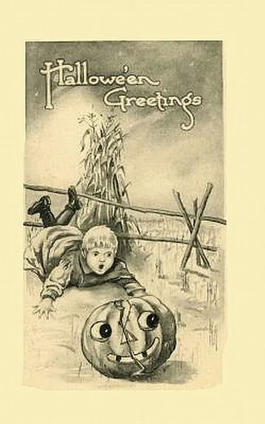 Vintage Halloween card no. 301