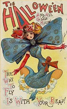 Vintage Halloween card no. 98