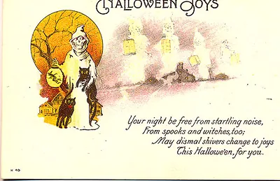 Vintage Halloween card no. 334