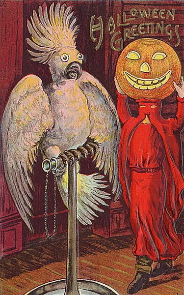 Vintage Halloween card no. 262