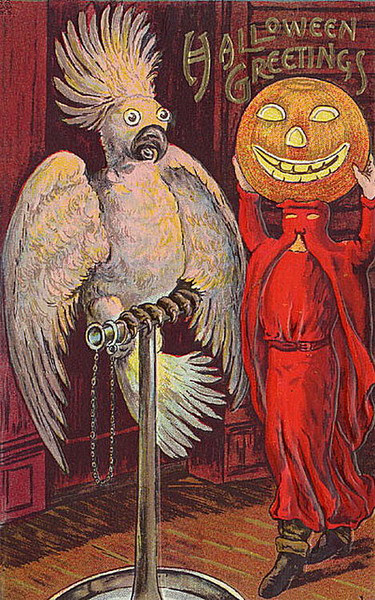 Vintage Halloween card no. 262, Early 1900s — vintage postcard