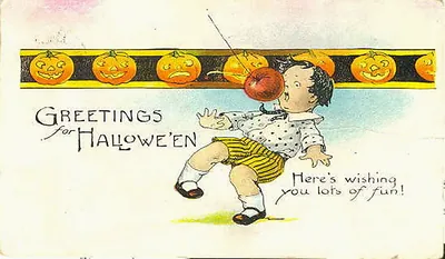 Vintage Halloween card no. 174