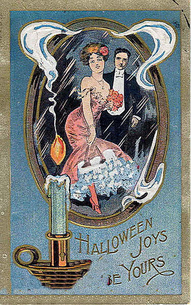 Vintage Halloween card no. 233, Early 1900s — vintage postcard