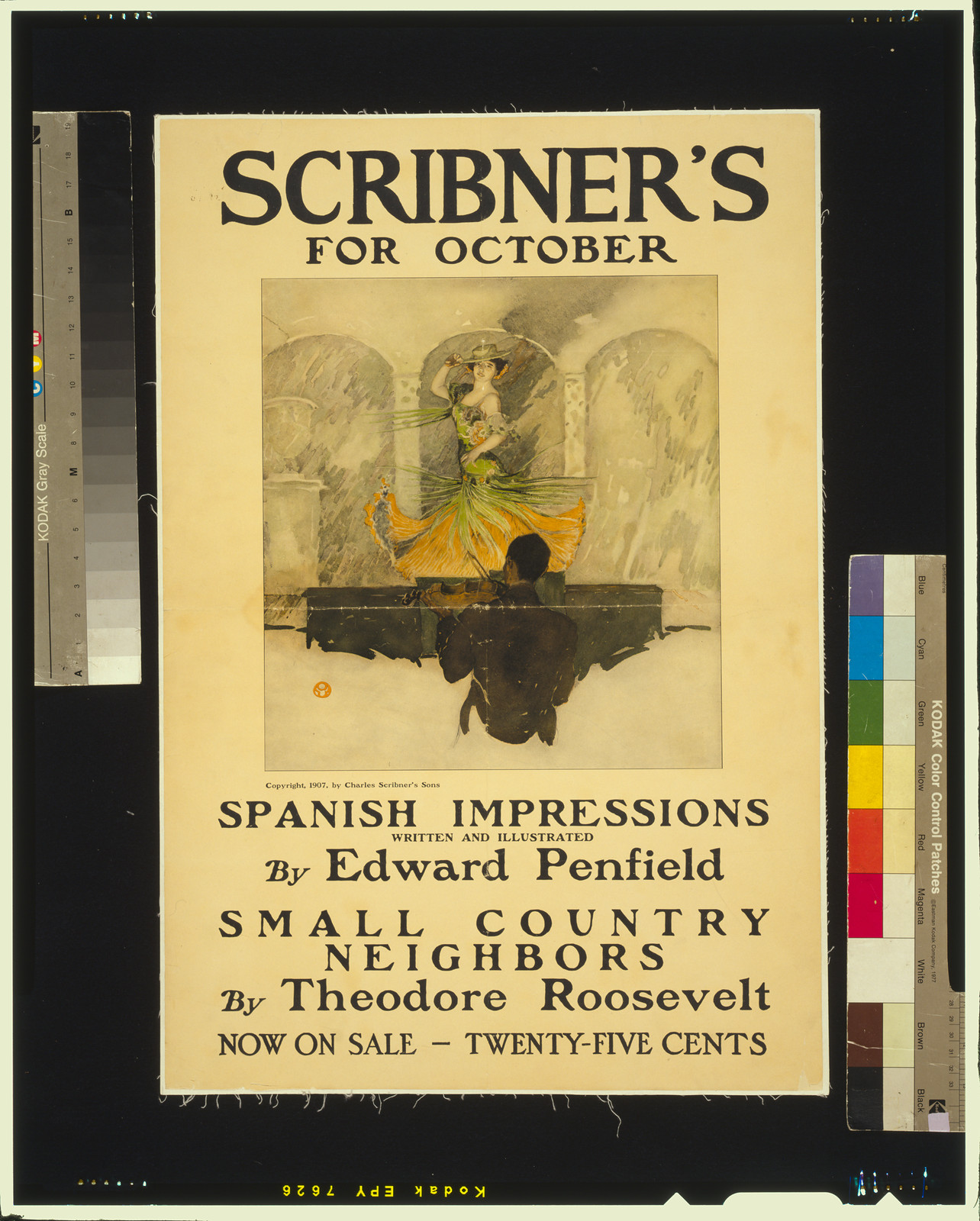 Scribner's for October, [New York] : Charles Scribner's Sons, c1907. — vintage poster