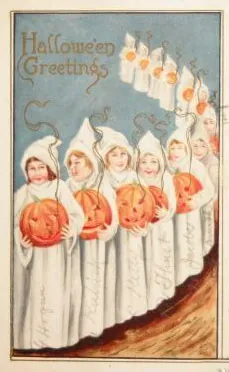 Vintage Halloween card no. 404