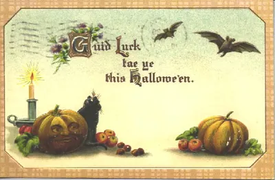 Vintage Halloween card no. 333