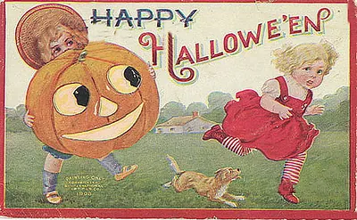 Vintage Halloween card no. 226