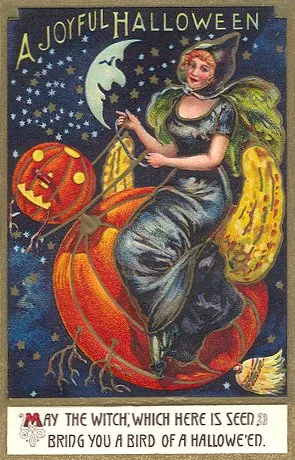 Vintage Halloween card no. 144