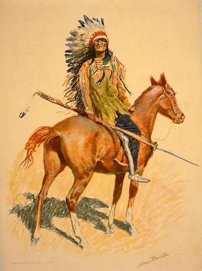 [A Sioux chief] / Frederic Remington.