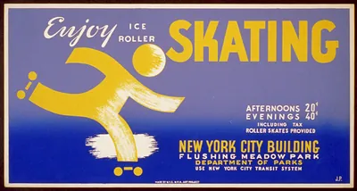 Enjoy ice roller skating / J.P.