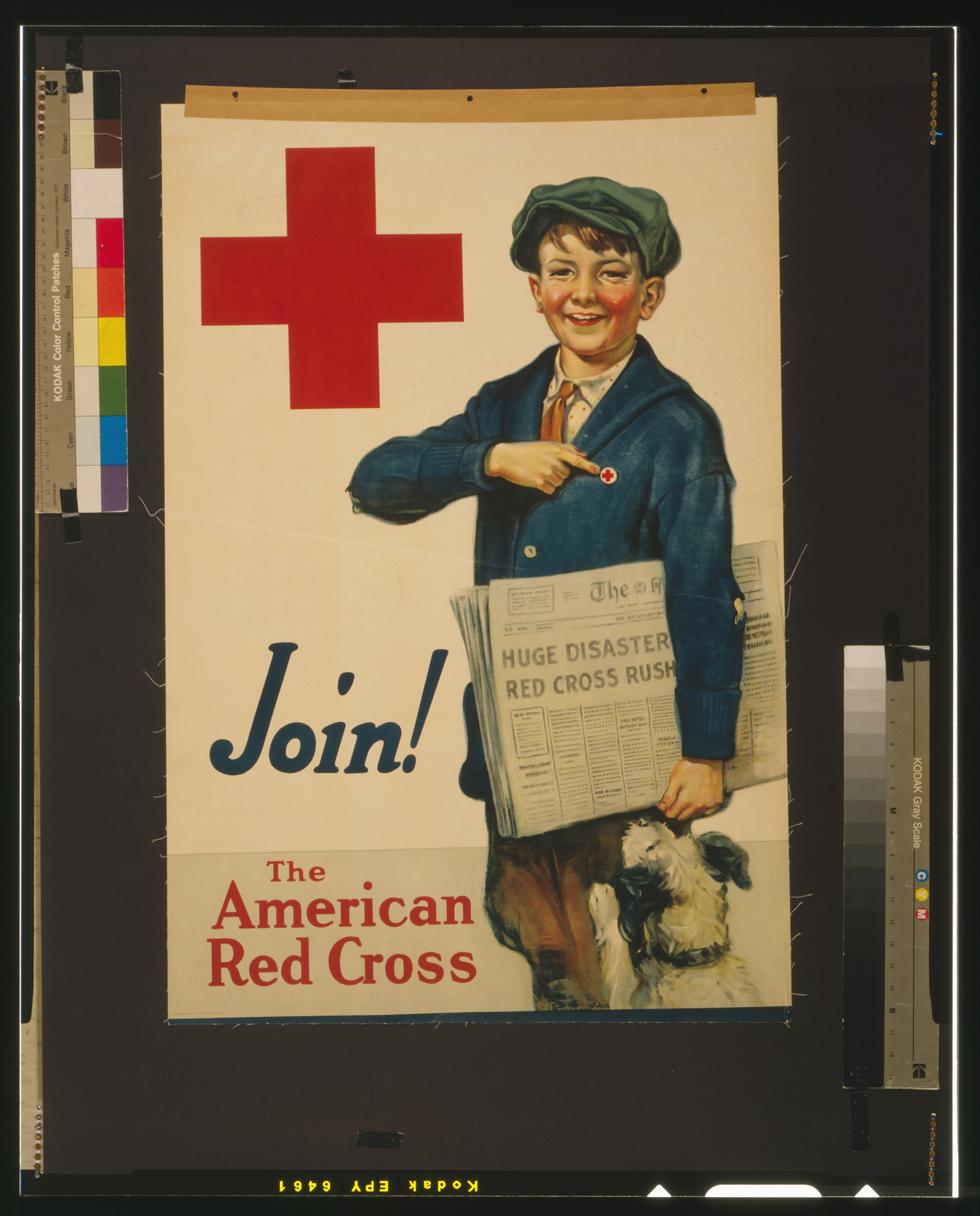 Join! The American Red Cross, Washington, D.C. : Potomac Litho. Mfg. Co., [1917?] — vintage poster