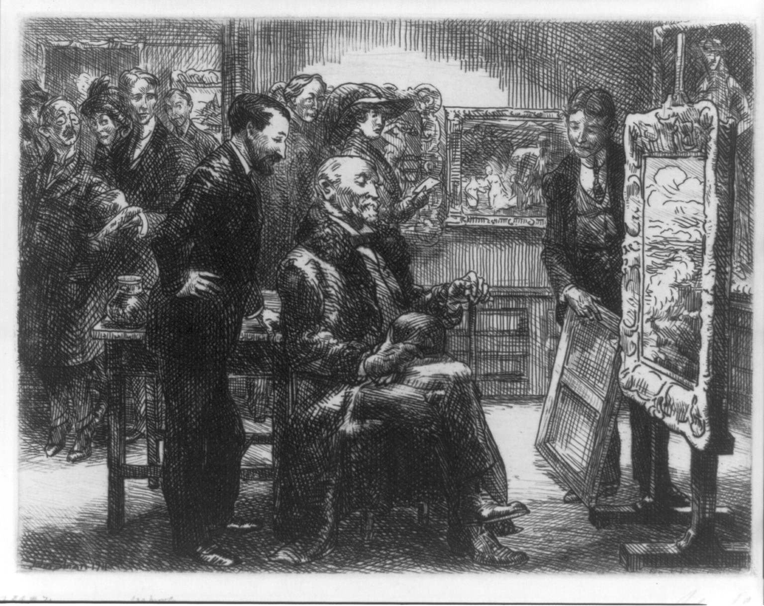 The picture buyer, 1911 — historic print