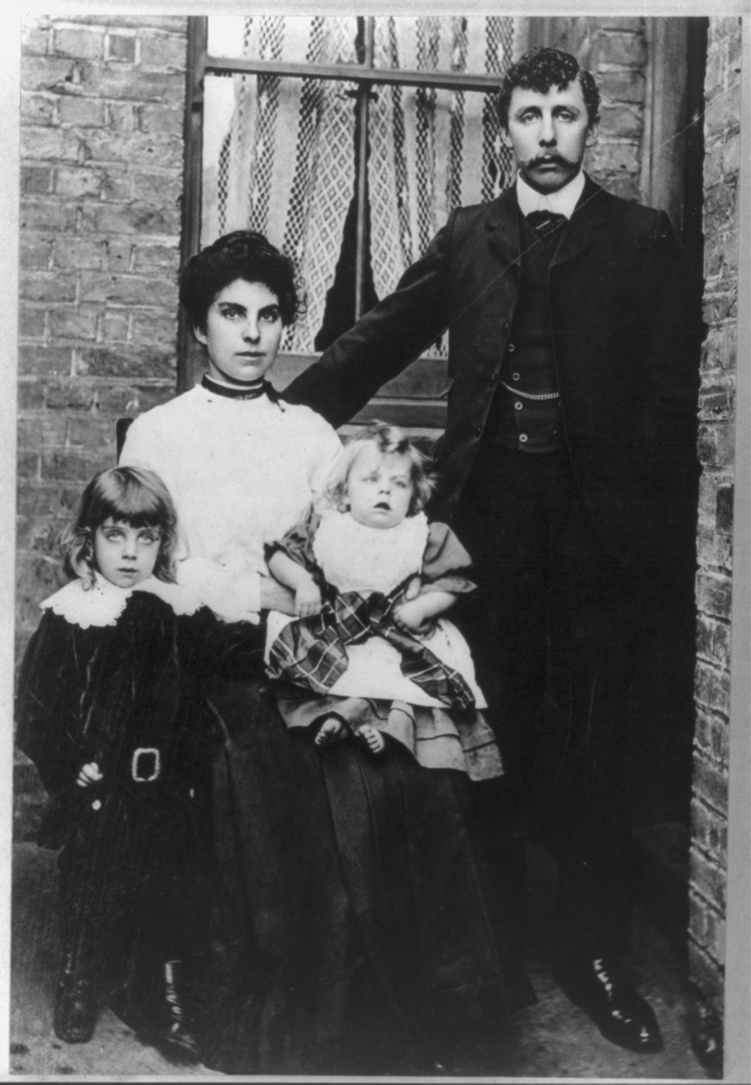 Survivors of TITANIC - family group, [1912] — historic photograph